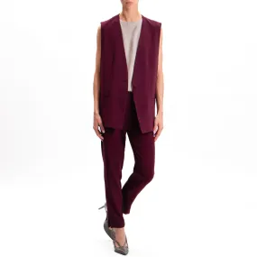 Imperial-Gilet 1 bottone - vino
